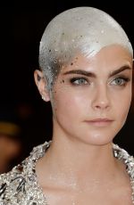 CARA DELEVINGNE at 2017 MET Gala in New York 05/01/2017