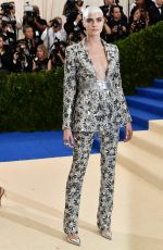 CARA DELEVINGNE at 2017 MET Gala in New York 05/01/2017