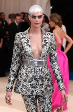 CARA DELEVINGNE at 2017 MET Gala in New York 05/01/2017