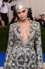 CARA DELEVINGNE at 2017 MET Gala in New York 05/01/2017