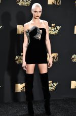 CARA DELEVINGNE at 2017 MTV Movie & TV Awards in Los Angeles 05/07/2017