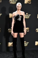CARA DELEVINGNE at 2017 MTV Movie & TV Awards in Los Angeles 05/07/2017