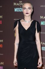 CARA DELEVINGNE at Magnum x Moschino Party at 70th Annual Cannes Film Festival 05/18/2017
