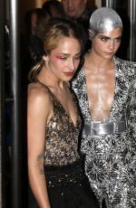CARA DELEVINGNE on Her Way to MET Gala in New York 05/01/2017