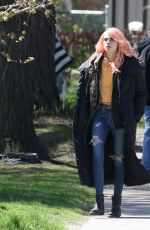 CARA DELEVINGNE on the Set of Life In A Year in Toronto 05/04/2017