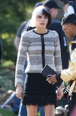 CARA DELEVINGNE on the Set of Life in a Year in Toronto 05/08/2017