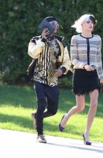 CARA DELEVINGNE on the Set of Life in a Year in Toronto 05/08/2017