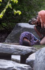 CARA DELEVINGNE on the Set of Life in a Year in Toronto 05/09/2017