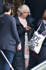 CARA DELEVINGNE on the Set of Life in a Year in Toronto 05/17/2017