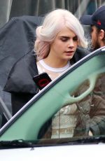 CARA DELEVINGNE on the Set of Life in a Year in Toronto 05/17/2017