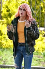 CARA DELEVINGNE on the Set of Life In A Year in Toronto 05/03/2017