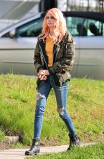CARA DELEVINGNE on the Set of Life In A Year in Toronto 05/03/2017
