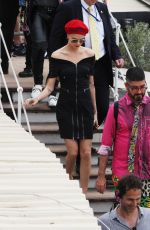 CARA DELEVINGNE Out and About in Cannes 05/18/2017