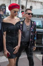 CARA DELEVINGNE Out and About in Cannes 05/18/2017