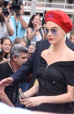 CARA DELEVINGNE Out and About in Cannes 05/18/2017