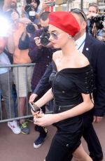CARA DELEVINGNE Out and About in Cannes 05/18/2017