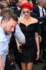 CARA DELEVINGNE Out and About in Cannes 05/18/2017
