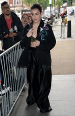 CHARLI XCX Arrives at BBC Radio 1 in London 05/11/2017