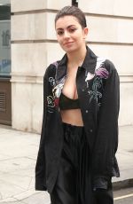 CHARLI XCX Arrives at BBC Radio 1 in London 05/11/2017