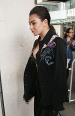 CHARLI XCX Arrives at BBC Radio 1 in London 05/11/2017