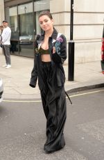 CHARLI XCX Arrives at BBC Radio 1 in London 05/11/2017