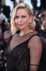 CHARLIZE THERON at Anniversary Soiree at 70th Annual Cannes Film Festival 05/23/2017