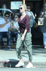 CHARLIZE THERON Out for Ice Cream at Salt and Straw in Los Angeles 05/12/2017