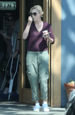 CHARLIZE THERON Out for Ice Cream at Salt and Straw in Los Angeles 05/12/2017