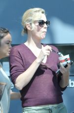 CHARLIZE THERON Out for Ice Cream at Salt and Straw in Los Angeles 05/12/2017