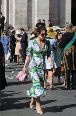 CHARLOTTE CASIRAGHI at a Wedding in Rome 05/28/2017