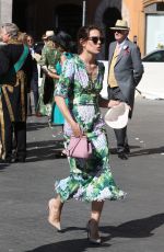 CHARLOTTE CASIRAGHI at a Wedding in Rome 05/28/2017