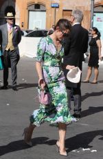 CHARLOTTE CASIRAGHI at a Wedding in Rome 05/28/2017