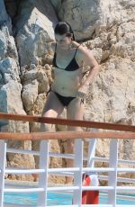 CHARLOTTE GAINSBOURG in Bikini at Hotel Du Cap Eden Roc in Antibes 05/21/2017