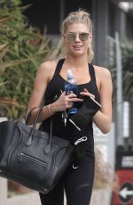 CHARLOTTE MCKINNEY Leaves a Gym in Los Angeles 05/24/2017