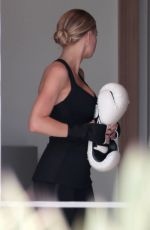 CHARLOTTE MCKINNEY Leaves a Gym in Los Angeles 05/24/2017