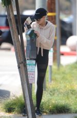 CHARLOTTE MCKINNEY Out and About in West Hollywood 05/12/2017