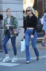 CHIARA and VALENTINA FERRAGNI Out Shopping in Milan 05/09/2017