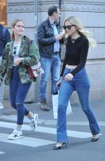 CHIARA and VALENTINA FERRAGNI Out Shopping in Milan 05/09/2017