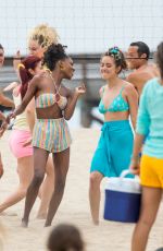 CHLOE BENNET, ASLEIGH MURRAY and JESSICA ROTHE on the Set of Valley Girl Remake in Los Angeles 05/30/2017