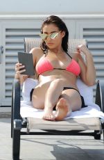 CHLOE GOODMAN in Bikini at Pool of Her Hotel in Marbella 05/28/2017
