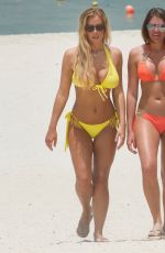 CHLOE MEADOWS in Bikini with Friends at a Beach in Dubai 05/04/2017
