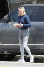 CHLOE MORETZ Arrives at Aroma Cafe in Los Angeles 05/05/2017
