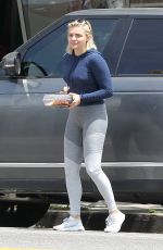CHLOE MORETZ Arrives at Aroma Cafe in Los Angeles 05/05/2017