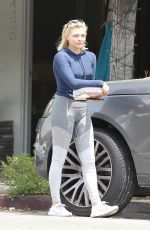 CHLOE MORETZ Arrives at Aroma Cafe in Los Angeles 05/05/2017