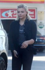 CHLOE MORETZ at a Gas Station in Studio City 05/01/2017