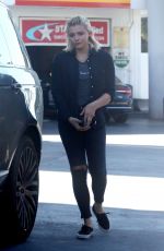 CHLOE MORETZ at a Gas Station in Studio City 05/01/2017