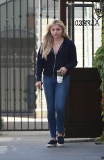 CHLOE MORETZ at Alfred Coffee in Los Angeles 05/18/2017
