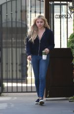CHLOE MORETZ at Alfred Coffee in Los Angeles 05/18/2017