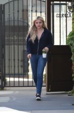 CHLOE MORETZ at Alfred Coffee in Los Angeles 05/18/2017