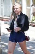 CHLOE MORETZ in Shorts Leaves Yoga Class in West Hollywood 05/23/2017